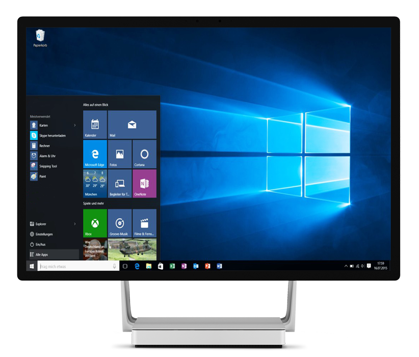 Windows 10 Surface Studio